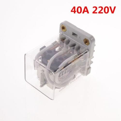 220VAC 40A 3PDT Power Relay Motor Control Silver Alloy x 1