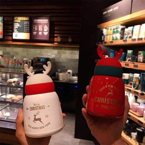 Christmas Gift Food grade Thermo Cup Kid Thermos Bottle For Water Thermo Mug Kid Cute Thermal Vacuum Flask Child Thermocup