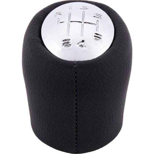 6 Speed Car Gear Shift Knob Gear Handball Head Knob Chrome Caps For Renault Laguna II 2 Mk2 2001 2002 2003 2004 2005 2006 2007