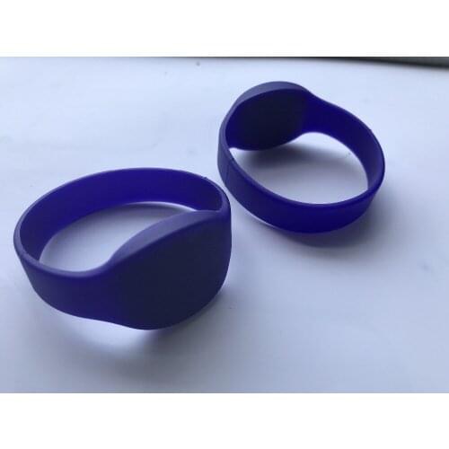 1000pcs/lot 125Khz EM4200 64bits R/O ellipse rfid wristband silicone