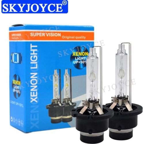 SKYJOYCE Original 35W D2S D4S 6000K HID Bulb Lamp Car Styling 55W HID D2S D2R 4300K 5000K 8000K D4R D4S D2S Auto Headlight Bulb