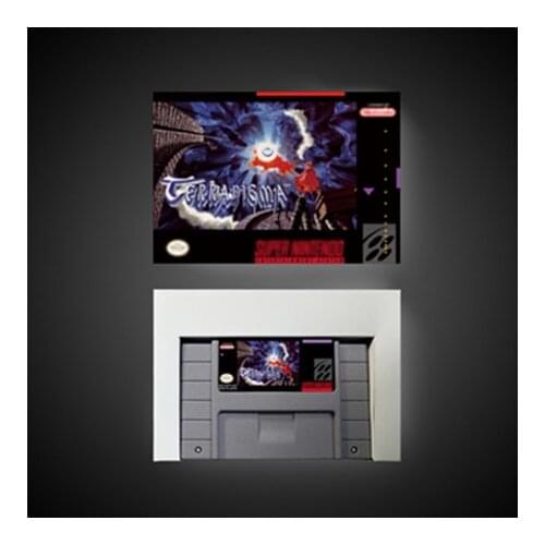 Terranigma - RPG Game Card Battery Save US Version Retail Box