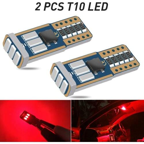 A Pack T10 W5W Led Canbus No Error Car Interior Dome Light Trunk Lamp Parking Lights for Misubishi Outlander Lancer 10 9 Galant