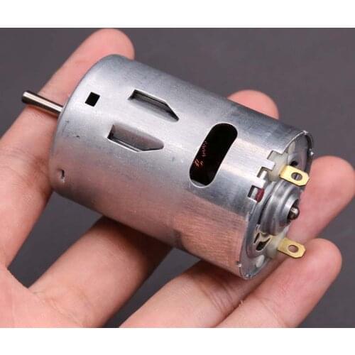 1pcs 545 DC 18V 24600RPM Large Torque High Speed Strong Power Micro Small Motor for DIY Model Car Electric Drill Motor