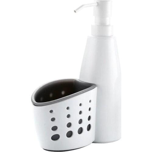 2 in1 Kitchen Storage Racks Multi Function Liquid Container Storage Basket Sink Sponge Holder For Bathroom Kitchen Accessories