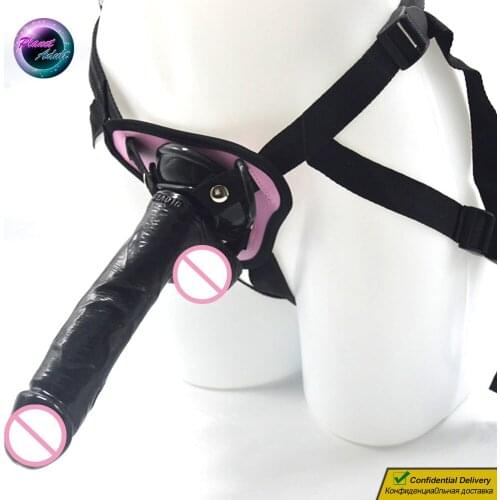 PVC Big Strapon Dildo Penis Pants Masturbator Realistic Dick Anal Plug Vagina Pussy Prostate Masturbation Sex Toys for Women Men