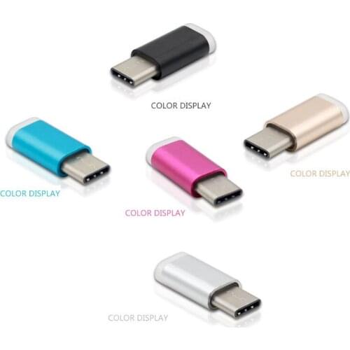 50pcs Type-C To Micro Data Charging Adapter Converter For Huawei P9 LG G5 for Xiaomi mi5 4c mi5s plus