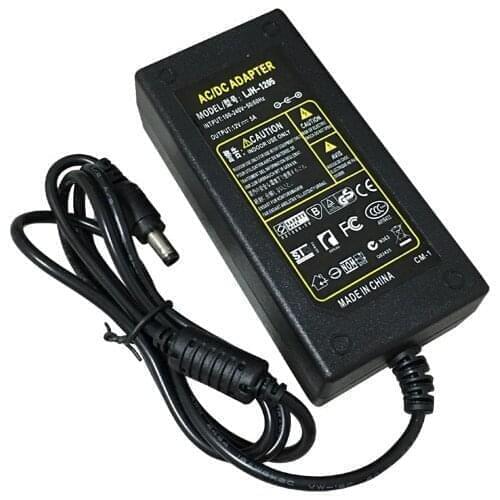 AC 100-240V to DC 12V 5A Power Adapter Charger Adapter 12 V Volt EU Plug 5.5mmx2.5mm for Yongnuo Godox Switch LED Light