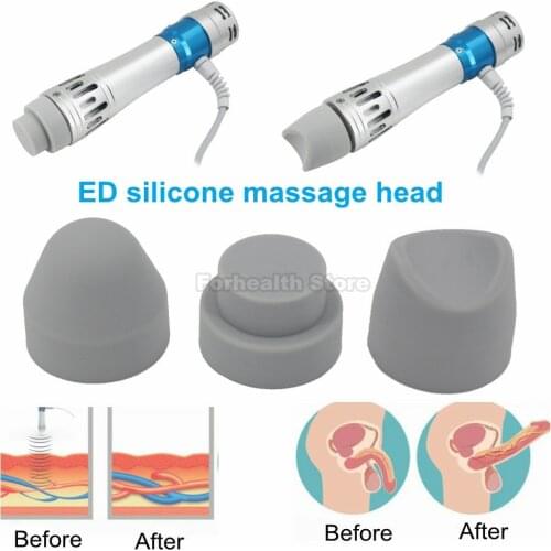 Shockwave Therapy Machine Accessory ED Silicone Massage Head Treatment Erectile Dysfunction For Shock Wave Therapy 2021 New