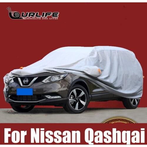 Full Car Covers Outdoor Sun Anti UV Rain Snow Dust Protection Oxford Cloth For Nissan Qashqai J10 J11 2010 to 2021 Accessories