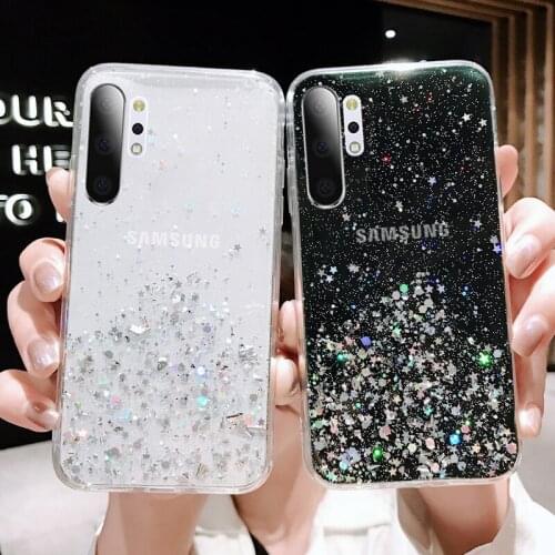 Bling Glitter TPU Case For Xiaomi Redmi Note 9 Pro 8 9s Note 7 Phone Cover For Redmi 9A 8A 8 Mi 10 Pro Lite Ultra A1 MI8 9T 4X