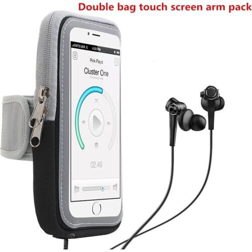 6.5 inch ArmBag Mobile Motion Phone Armband Cover for iPhone 12 X 7 8 11 Xs Xsmax XR iPod Touch Running Sport Arm Case Cover