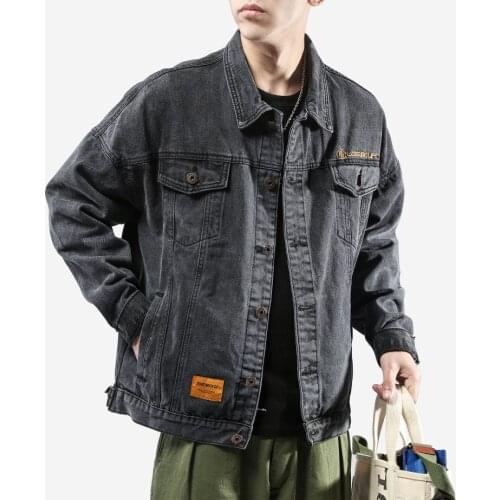 2019 Clothes Streetwear Chaqueta Hombre Harajuku Men Denim Jacket Modis Jaqueta Masculina Veste Homme Ceket Bomber Jacket Jeans