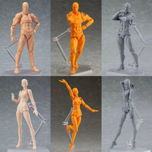 Figmae Movable Body Joint Action Figure Toy Art Painting Anime Model Doll Mannequin Sketch Draw Human Decorations for Home