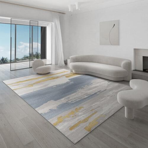 Crystal Velvet Carpet Floor mats Bedroom Living Room Sofa Rug Nordic Style 3D Floor High Quality Mat carpets for living room