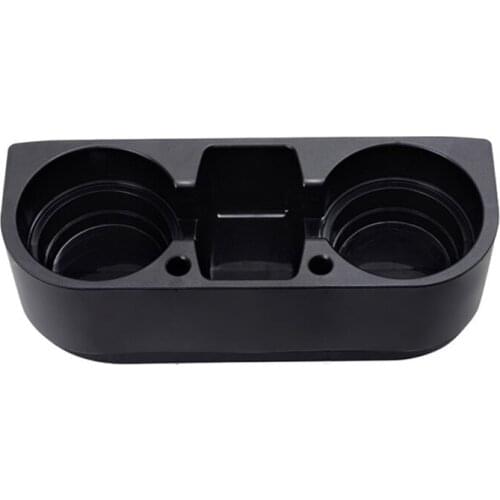 Car Storage Box Pocket Organizer Mobile Phone Charge Box Holder Black Beige