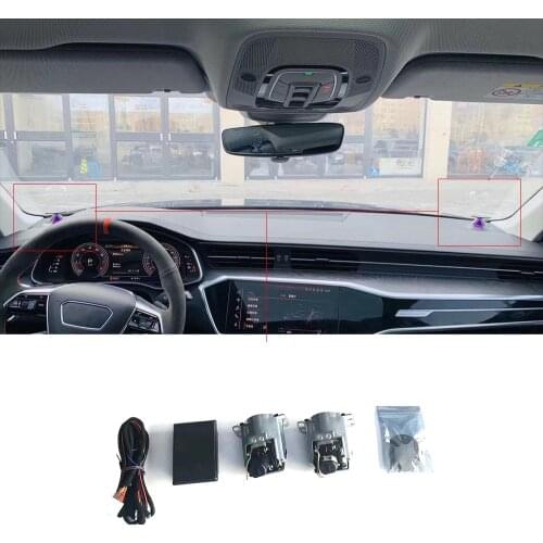 Center dashboard lifting speaker For Audi A6 C8 2019-2020 series professional midrange tweeter 64 colors lights high quality