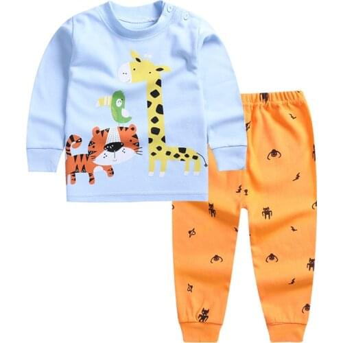 Infant Baby Clothing Sets Boy Long Sleeve T-shirt+Pant Kids Spring Autumn Outfits Set Toddler DEER Suits Baby Girls Clothes