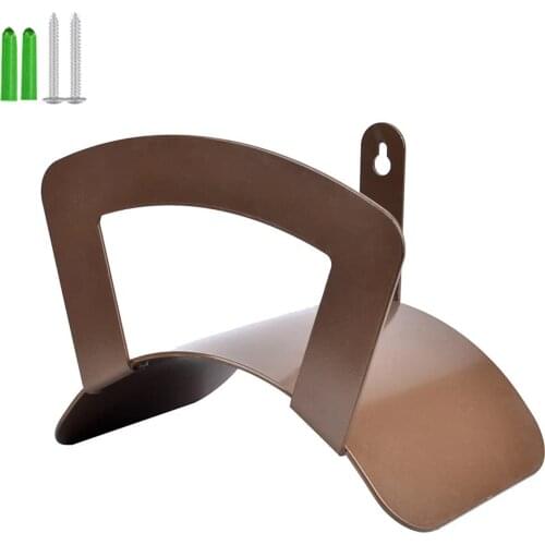 Graden Hose Holder Rack Water Pipe Bracket Garden Braces Decorative Heavy Metal Wall Mount Garden Watering Hose Hanger Efficient