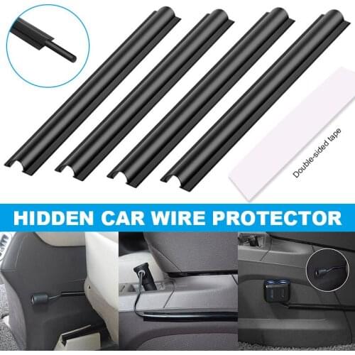Hot 4 Pcs/set Concealed Car Clips Wire Cover Line Sleeve Car-styling Interior Accessories M8617