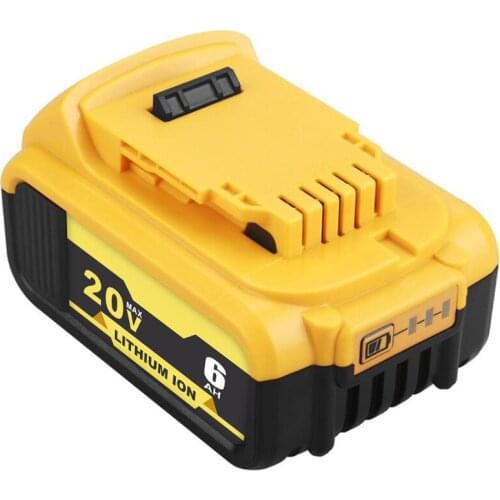 6000mAh Li-ion DCB200 Replacement Battery for Dewalt Cordless Power Tools Capacity Rechargeable Battery DCB205 DCB206 DCB203