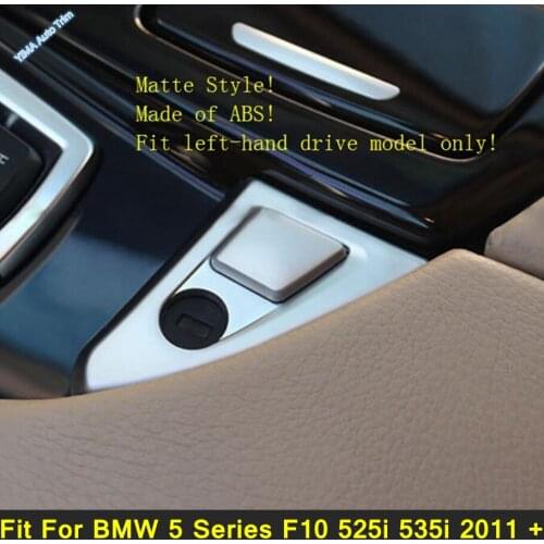 Lapetus Auto Styling Armrest Container Storage Box Button Switch Cover Trim For BMW 5 Series F10 525i 535i 2011 - 2016