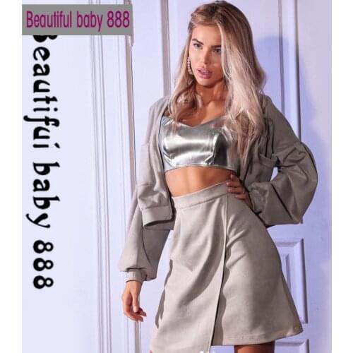 2019autumn new womens fashion Basic high street casual tops Harajuku stretch Slim tank tops mujer Silver wild camisole wholesale