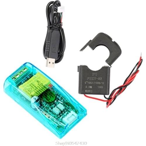PZEM-004T 3.0 Version Communication Module TTL Modbus-RTU Power Meter Kwh Meter AC Single Phase 100A Electric Volt Amp N11 20