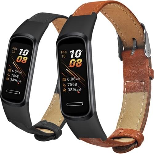 Genuine Leather Bracelet For Huawei Band 4 Strap For Honor Band 5i Watch Straps Replacement Watchband For Honor 5i Wriststrap