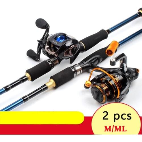 Carbon Straight Shank Road Sub Pole Water Drop Wheel M/ML Double Rod Slight Fishing Rod Long Shot Fishing Rod Fishing Rod Blank