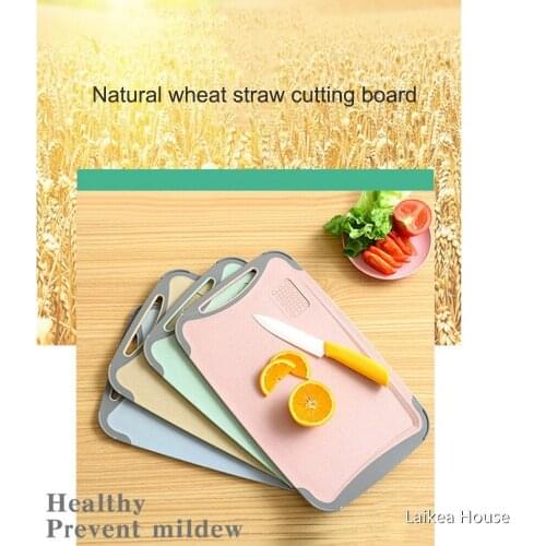 Mildew-Proof Wheat Cutting Board Food Supplement Cutting Board Glue Board Kitchen Knife Board Plastic Household Accessories