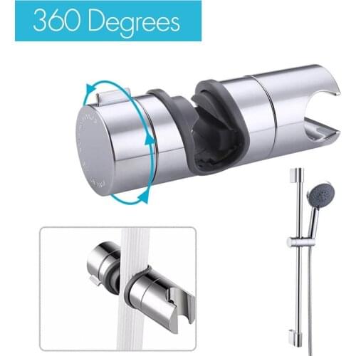 High Quality Shower Bracket Shower Rail Holder 20~25mm ABS Chrome Shower Head Holder Adjustable Bathroom Accessories Universal
