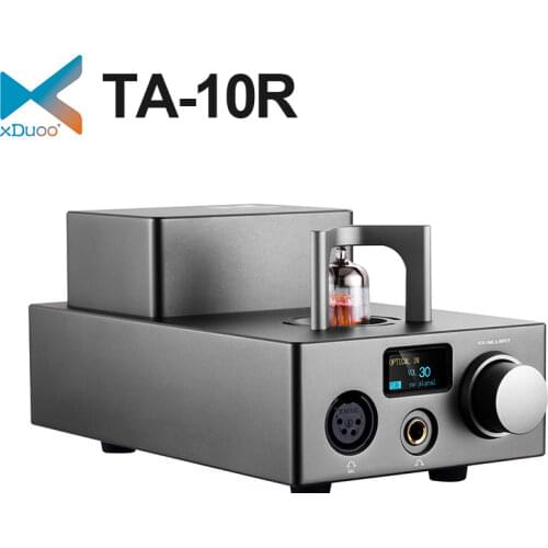 XDUOO TA-10R High Performance DAC & Tube Headphone Amplifier AK4493EQ XU208 DSD256 32Bit/384kHz 12AU7 TA10R Tube Amplifier