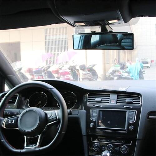 Car Mirror Interior Rearview Mirrors Universal Auto Rear View Mirror Anti-glare Wide-angle Surface Blue Mirror Auto Accessories