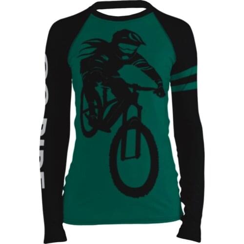 Womens cycling clothing Mountain Bike Cross Country T-shirt Clothes Long Sleeve mtb jersey team jersey enduro shirt