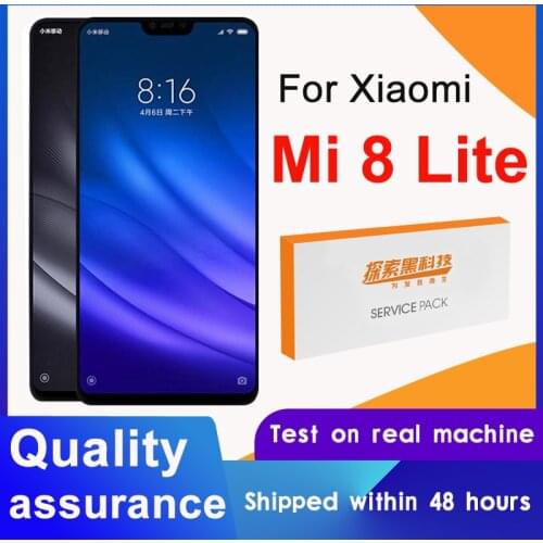 100% Tested 6.26'' Display Replacement For Xiaomi Mi 8 Lite LCD Touch Screen Digitizer Assembly For Xiaomi Mi8 Lite M1808D2TG