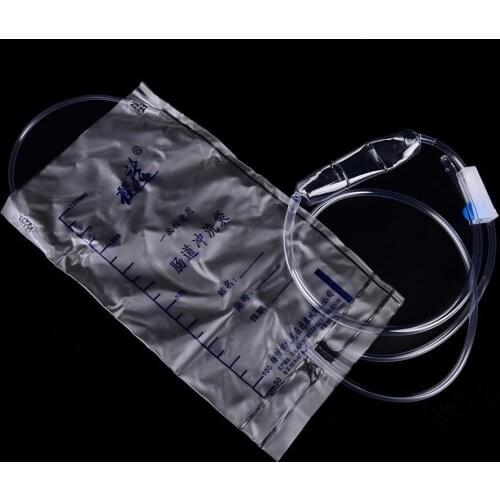 1000ML Medical Cleaner Washing Intestine Enema Bag Multifunction Flusher Constipation Anal Vagina Cleaner