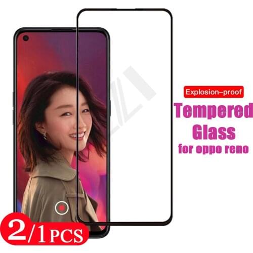 2/1Pcs Tempered glass Film for OPPO Reno A 2 2F 2Z 3 4 SE 4Z 5G 4F 5 lite 4G pro plus 5K 5Z 5F Z 10X ZOOM phone screen protector