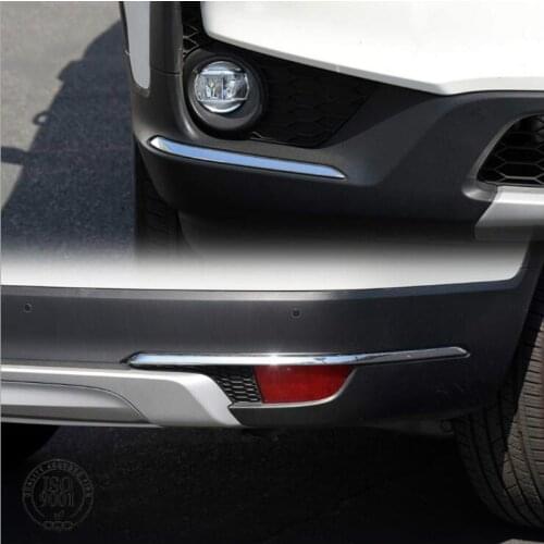 4pcs Car Accessories For Hond Pilot 2019 2020 ABS Chrome Front Rear Corner Protector Trim Strip