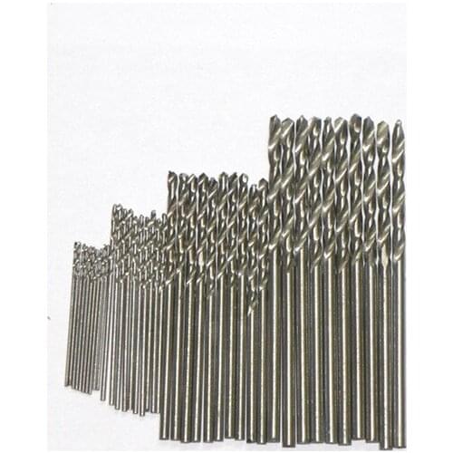 40pcs Micro 0.5mm-2.0mm High Speed Steel Straight Shank Mini Twist Drill Bit Tools Electric Drill Jewelry Pcb Mini Twist Drill