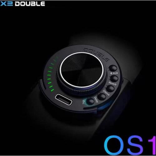 DOUBLE OS1 Acoustic Guitar Pickup Chorus Delay Reverb Effects With Microphone Digital Control Resonance Pickup