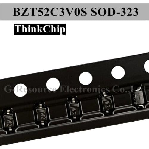 BZT52C3V0S SOD-323 SMD 0805 voltage stabilized diode 3.0V (Marking W2)