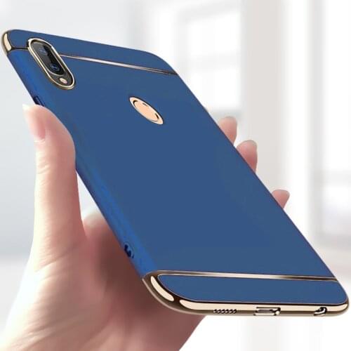 Luxury 3 In 1 Plating Case For Huawei P40 P30 Lite P20 Pro Cover Huawei Mate 20 30 Lite Honor 30 20 10 9 8 Lite 8X 10i 20i Case