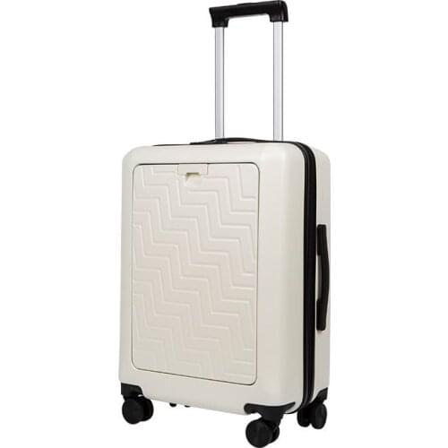 Letrend Aluminium Spinner Rolling Luggage Cabin Suitcases Wheels Gradients Trolley Carry On Travel Bag Trunk
