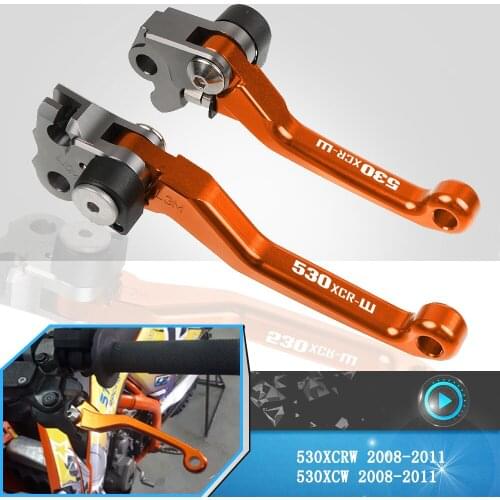 For 530XCRW 530XCW 530 XCW XCR-W XCRW 2008 2009 2010 2011 Motorbike Custom Made Brake Clutch Lever Motocross Levers Accessories