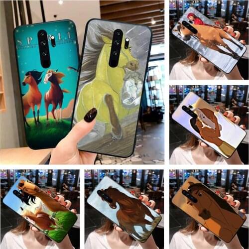 Spirit Stallion Cimarron Horse Phone Case for Redmi 9A 8A 7 6 6A Note 9 8 8T Pro Max Redmi 9 K20 K30 Pro