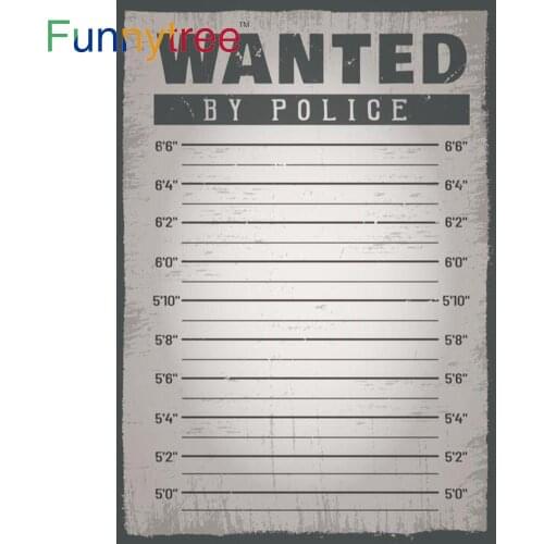 Funnytree Bachelor Party Background Trick Up Line Mugshots Police Portrait Photographic Background Props Backdrop Photozone