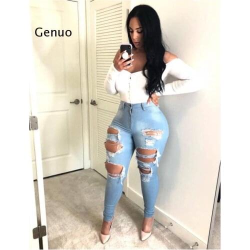 Женские брюки с высокой талией Genuo China At AliExpress