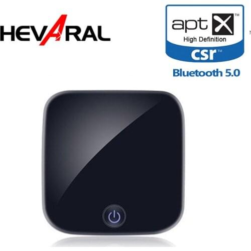 Hevaral ATPX Low Latency Bluetooth 5.0 Transmitter Receiver Wireless Audio Adapter 3.5mm Stereo Output Support SBC RX ACC R30