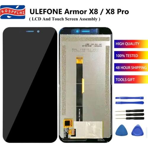 For Ulefone Armor X8 LCD Display + Touch Screen Assembly Replacement 5.7-Inch For Armor X8 Android 10 Smartphones Accessories
